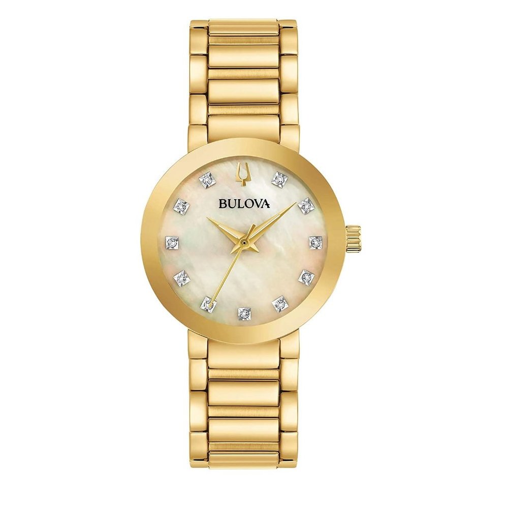 Bulova Ladies Modern Futuro Diamond Watch Model 97P133 - Picture 2 of 7
